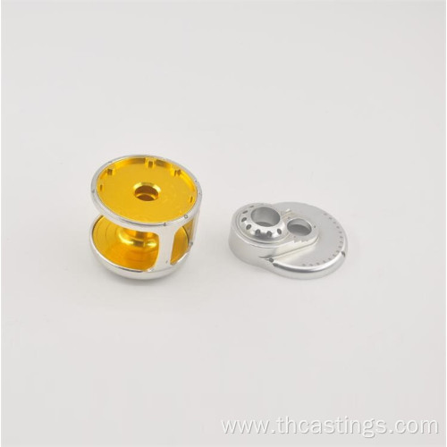 custom fabrication cnc machining aluminium fishing reel part